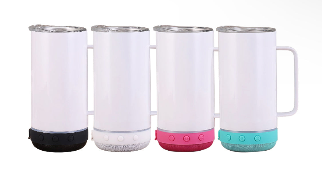 Personalized Tumbler w/Bluetooth Speaker